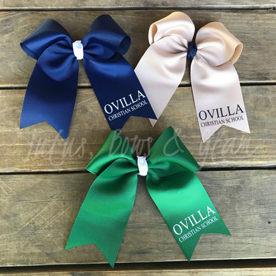 School uniform hair bows