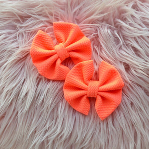 Neon Orange Pigtails Set