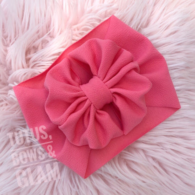 CORAL TEXTURED BOW